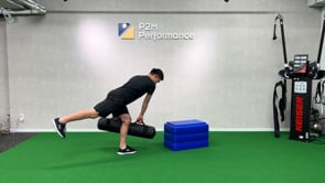 SL Diagonal Snatch to Box w/ Trunk Torque / Aqua Bag