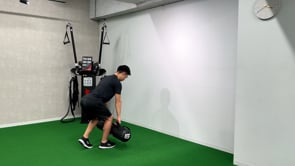 P-Step Control from Lunge w/Snatch / Aqua Bag