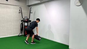 P-Step Control from Lunge to Snatch w/Trunk Torque / Aqua Bag