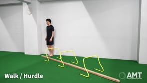Balance Beam Lateral Walk  Hurdle