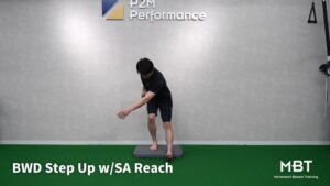BWD Step Up w/SA Reach