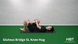 Gluteus Bridge SL Knee Hug