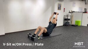 V-Sit w/OH Press / Plate